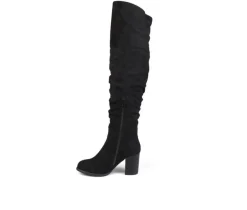 Women's Kaison Wide Calf Over-The-Knee Boots|Journee Collection Sale