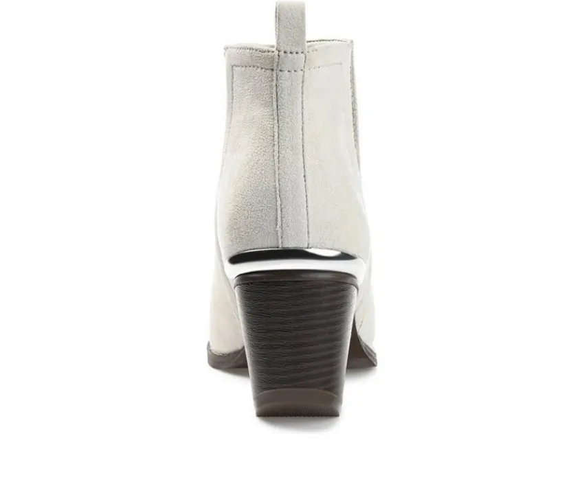 Journee Collection Cowboy & Western>Women's Issla Side Slit Booties