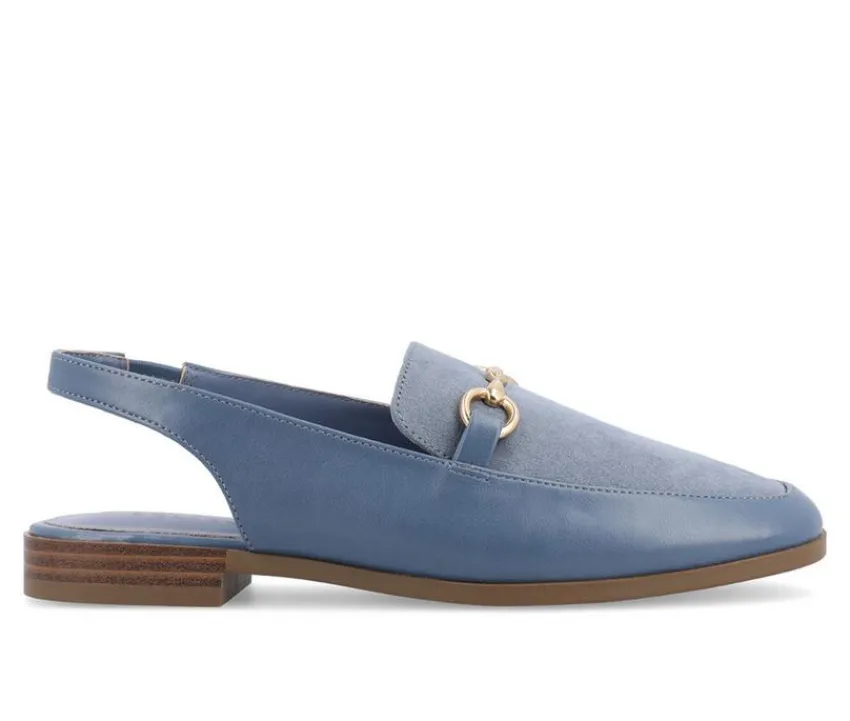 Journee Collection Loafers & Oxfords|Clogs & Mules>Women's Lainey Slingback Loafer Mules