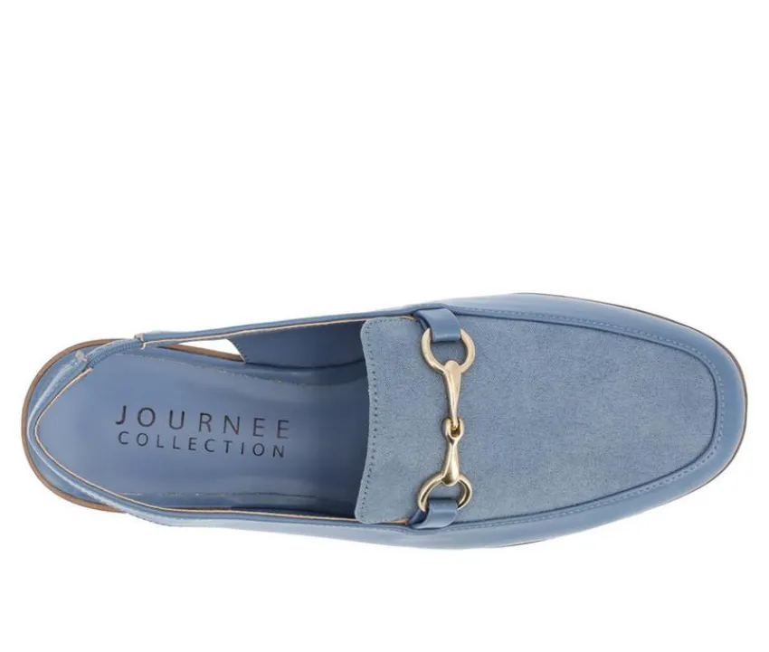 Journee Collection Loafers & Oxfords|Clogs & Mules>Women's Lainey Slingback Loafer Mules