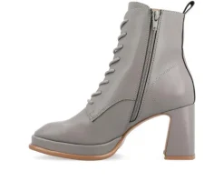 Women's Kalindi Lace Up Heeled Booties|Journee Collection Hot