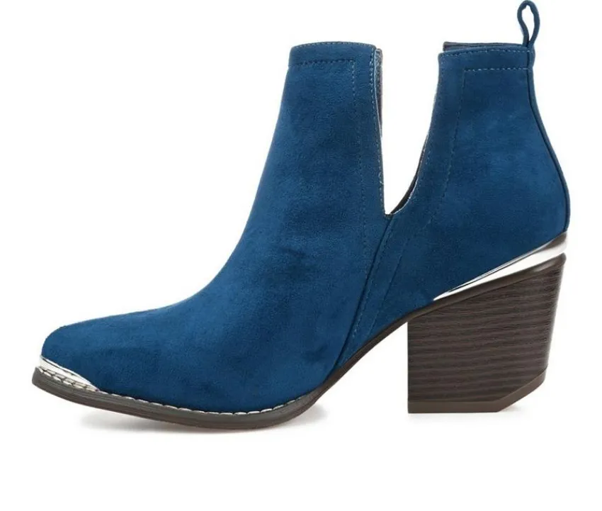 Women's Issla Side Slit Booties|Journee Collection Hot