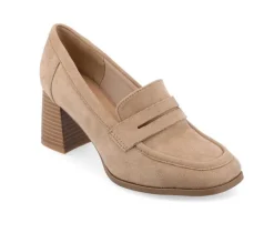 Journee Collection Loafers & Oxfords>Women's Malleah Block Heel Loafers