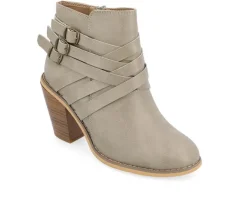 Journee Collection Dress>Women's Strap Wide Width Booties