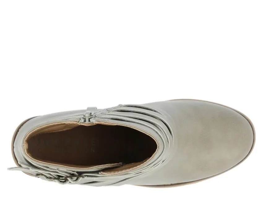 Journee Collection Dress>Women's Strap Wide Width Booties