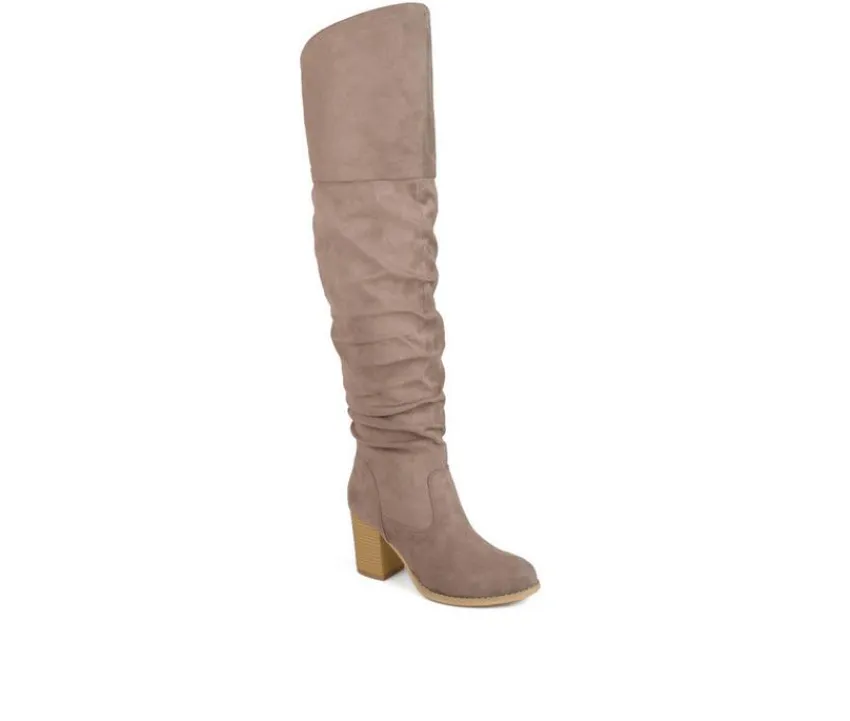 Journee Collection Wide Calf|Dress>Women's Kaison Wide Calf Over-The-Knee Boots