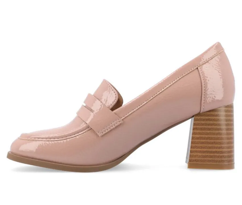 Women's Malleah Block Heel Loafers|Journee Collection Discount