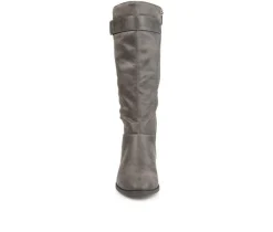 Women's Lelanni Wide Calf Knee High Boots|Journee Collection Outlet
