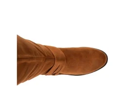 Women's Meg Wide Calf Knee High Boots|Journee Collection Clearance