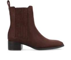 Women's Wrenley Block Heel Booties|Journee Collection Discount