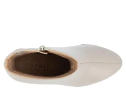 Women's Romer Block Heeled Platform Booties|Journee Collection Clearance