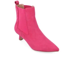 Women's Tenlee Heeled Booties|Journee Collection Clearance