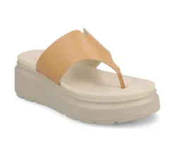 Journee Collection Sandals>Women's Carah Platform Flip-Flops