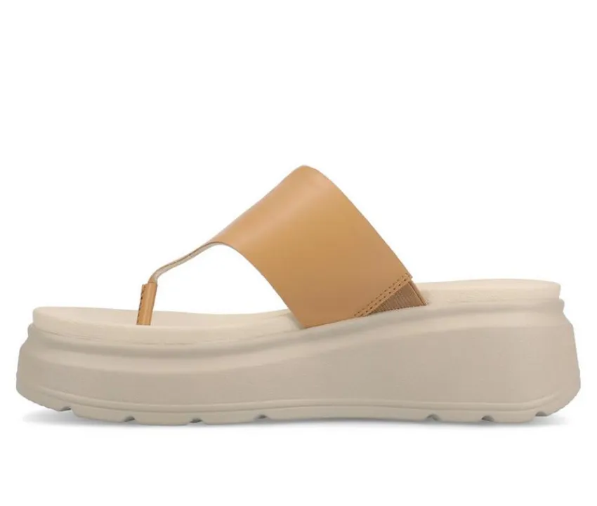 Journee Collection Sandals>Women's Carah Platform Flip-Flops