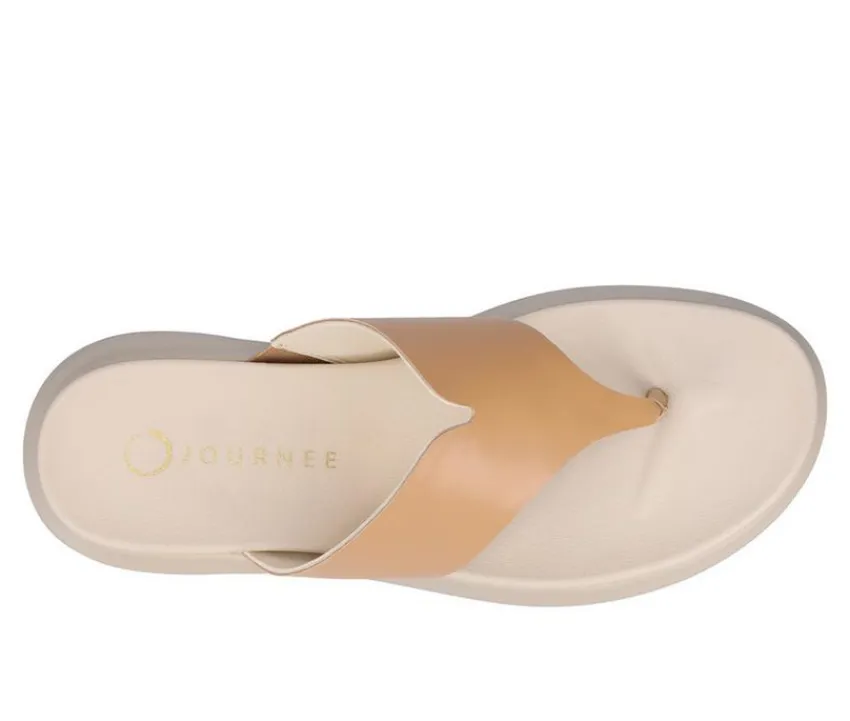 Journee Collection Sandals>Women's Carah Platform Flip-Flops