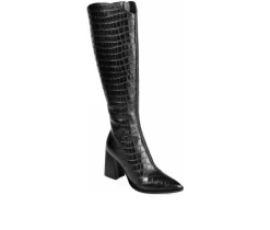 Women's Laila-XWC Knee High Heeled Boots|Journee Signature Online