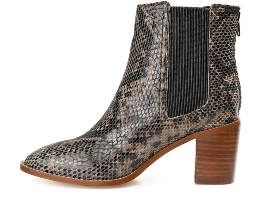 Journee Signature Dress|Chelsea>Women's Tazlyn Heeled Chelsea Booties