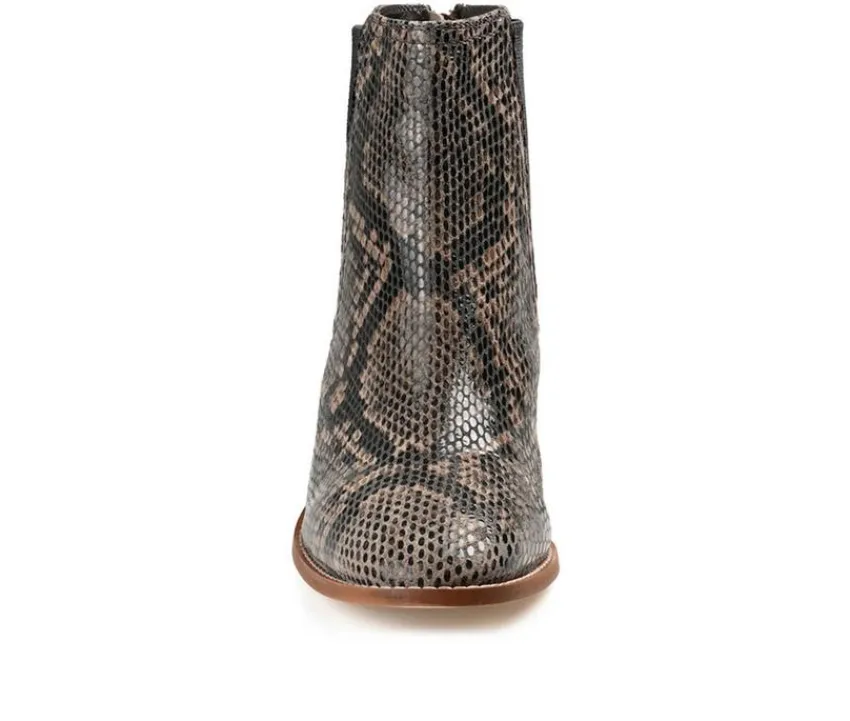 Journee Signature Dress|Chelsea>Women's Tazlyn Heeled Chelsea Booties