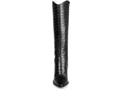 Women's Laila-WC Knee High Heeled Boots|Journee Signature Online
