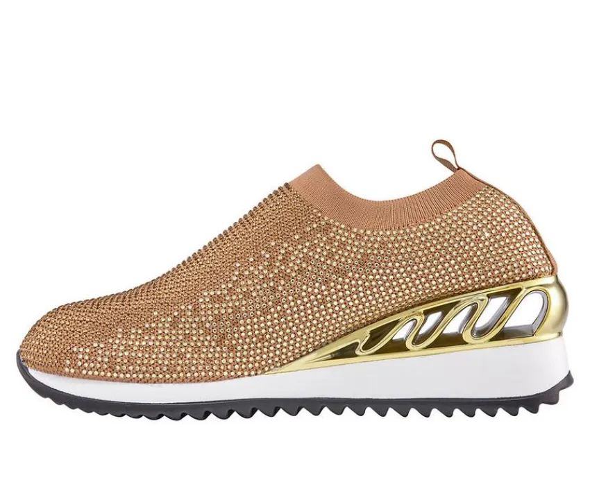 Women's Bella Slip On Wedge Sneakers|Lady Couture New