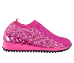 Lady Couture Platform|Athletics & Sneakers>Women's Bella Slip On Wedge Sneakers