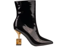 Women's Crown Heeled Booties|Lady Couture Best