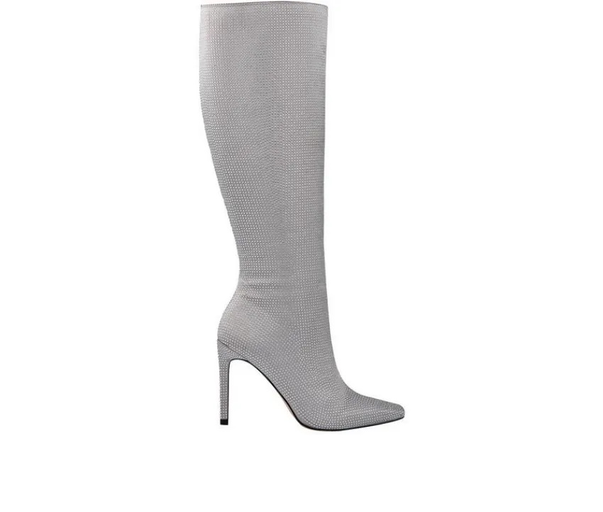 Lady Couture Tall|Dress>Women's Diamond Knee High Stiletto Boots
