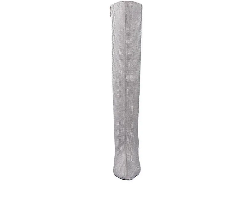 Lady Couture Tall|Dress>Women's Diamond Knee High Stiletto Boots