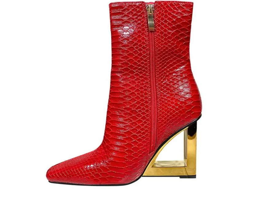 Lady Couture Dress>Women's Fire Heeled Booties