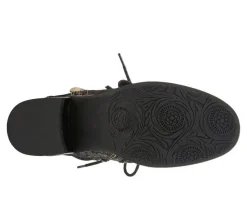 Women's Chrissy Combat Booties|L'Artiste Sale