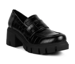 Women's Benz Heeled Loafers|London Rag Discount