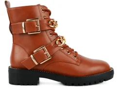 London Rag Lace Up>Women's Billy Combat Boots