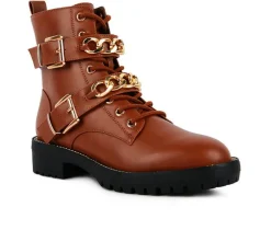 London Rag Lace Up>Women's Billy Combat Boots