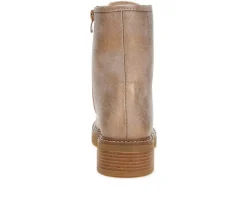 Women's Clover Combat Booties|London Rag