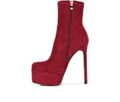 Women's Clubbing Platform Stiletto Booties|London Rag Clearance