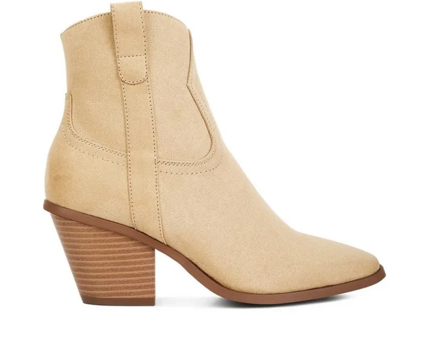 Women's Elettra Western Booties|London Rag Discount