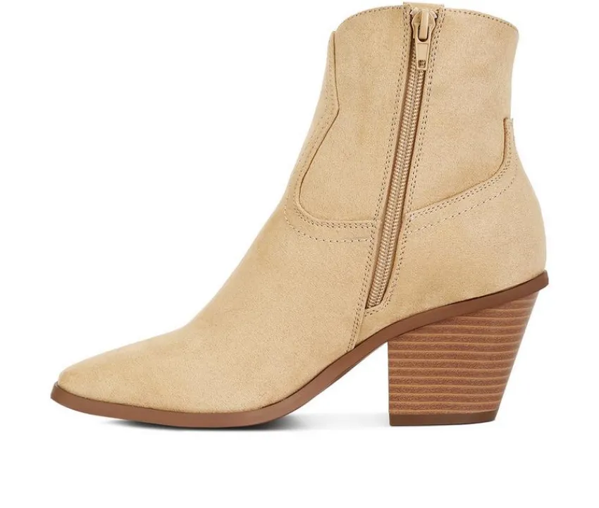 Women's Elettra Western Booties|London Rag Discount