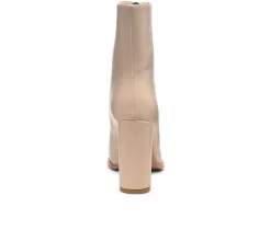 Women's Flower Blade Block Heel Booties|London Rag Online