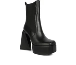 London Rag Dress>Women's Frosty Platform Heeled Booties
