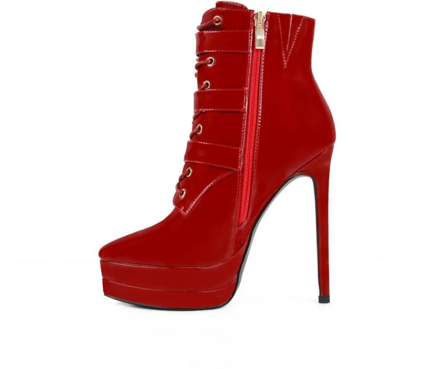 London Rag Dress>Women's Gangup Platform Stiletto Booties