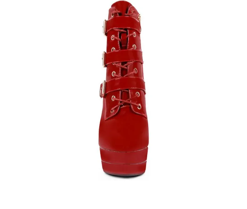 London Rag Dress>Women's Gangup Platform Stiletto Booties