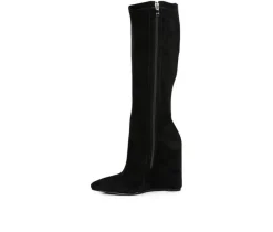 Women's Gladol Knee High Wedge Boots|London Rag Hot