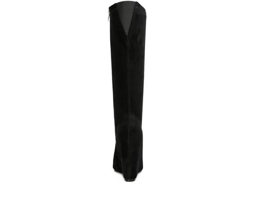 Women's Gladol Knee High Wedge Boots|London Rag Hot