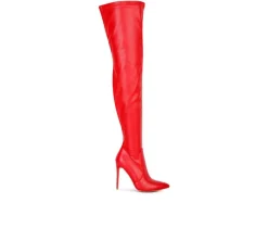 London Rag Dress>Women's Gush Over Over The Knee Stiletto Boots