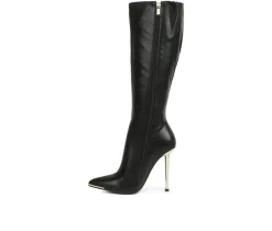 Women's Hale Knee High Stiletto Boots|London Rag Sale