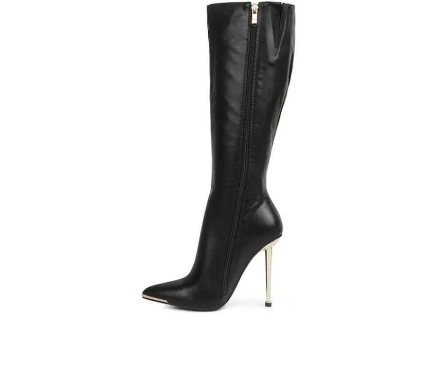 Women's Hale Knee High Stiletto Boots|London Rag Sale
