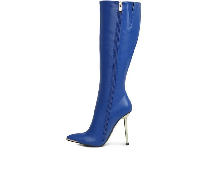 London Rag Tall|Dress>Women's Hale Knee High Stiletto Boots