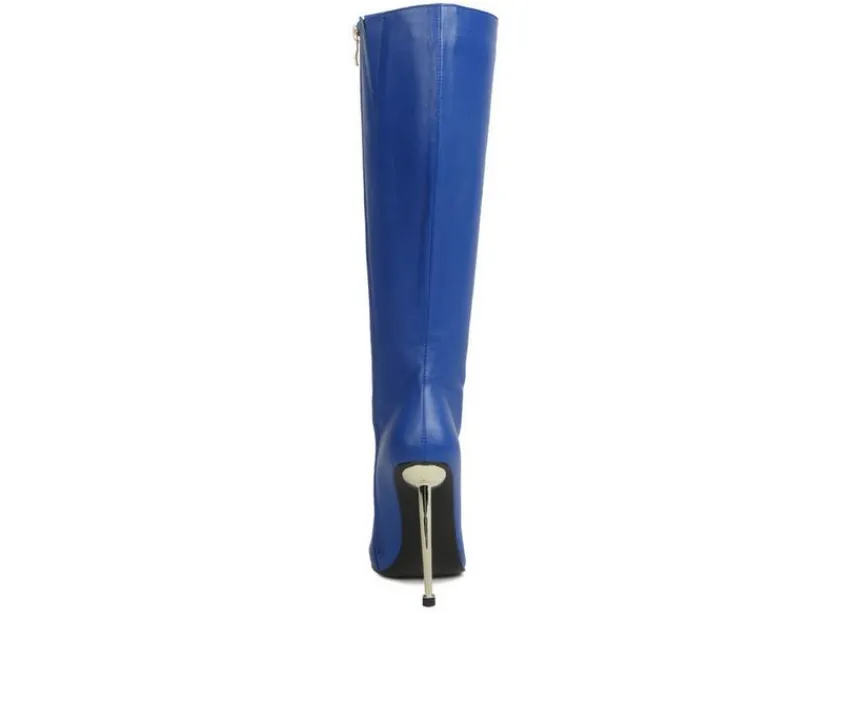 London Rag Tall|Dress>Women's Hale Knee High Stiletto Boots