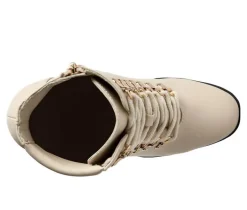 Women's Hamiltons Platform Heeled Combat Boots|London Rag