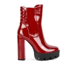 London Rag Dress>Women's High Key Platform Heeled Booties